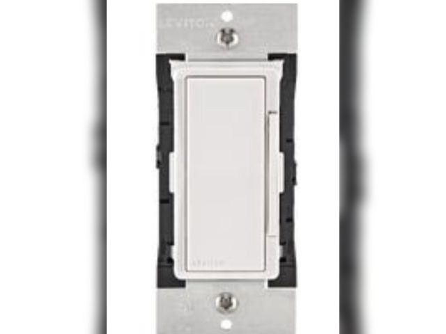 Lot 96-177644 - Leviton 3011252 15A 15V Decora WiFi Smart Dimmer Switch, White New