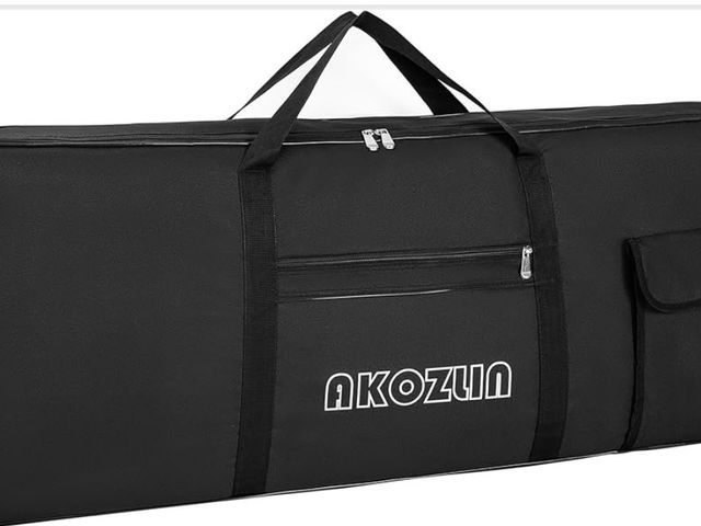Lot 96-195107 - AKOZLIN 76 Portable Keyboard Case Bag,Update Version Electric Piano Keyboard Gig Bag 46.8"x6"x18.8” ...