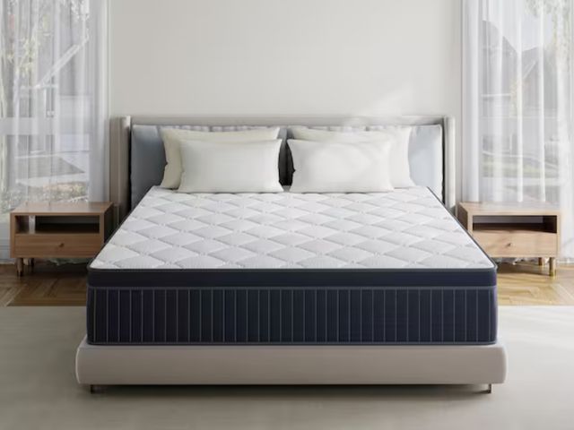Lot 96-165730 - Babo Care
Full Size Plush Hybrid Gel Memory Foam 12 in. Innerspring Euro Top Support and Breathable ...
