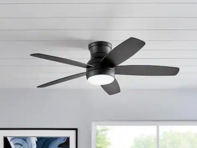 Lot 96-225693 - Home Decorators Collection
Ashby Park 52 in. White Color Changing Integrated LED Matte Black Indoor ...