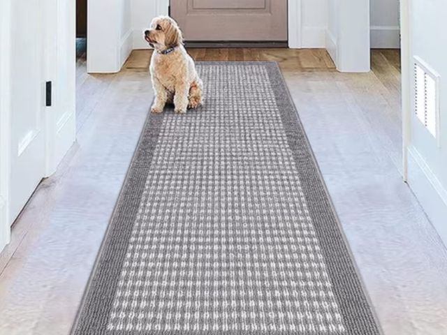 Lot 96-230508 - Hallway Runner Rug Non Slip Entryway Mat with Rubber Backing Machine Washable Laundry Runner Rug Lon...