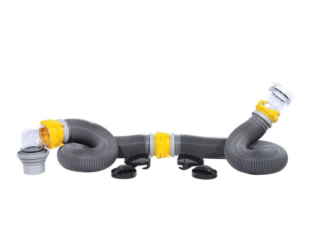 Lot 96-181299 - Camco 39659 Super Kit RV Sewer Hose Kit - 20' new