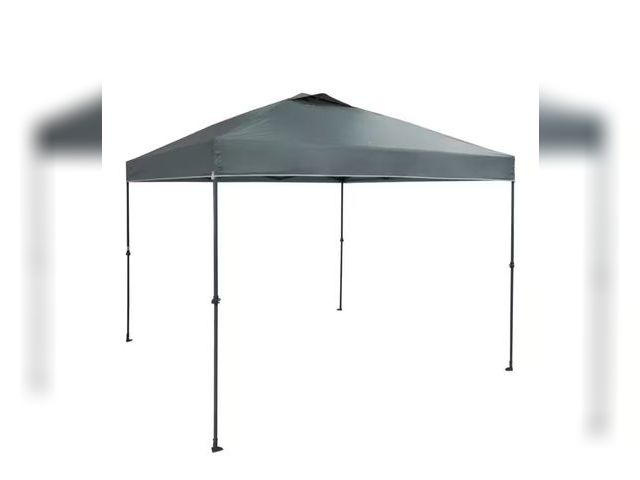 Lot 96-181352 - Everbilt
10 ft. x 10 ft. Grey Instant Canopy Pop Up Tent
New (some box damage) 
MSRP $128.00