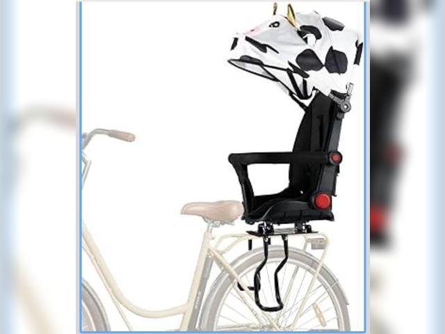 Lot 96-174168 - Rear Child Bike Seat with Thick Backrest, Rear Child Bicycle Seat Design for Children Aged 2 to 8 Ye...