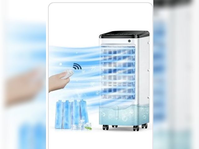Lot 96-176898 - BREEZEWELL Evaporative Air Cooler 3-in-1 Personal Swamp Cooler 170 Sq.ft Portable Air Conditioner Fa...