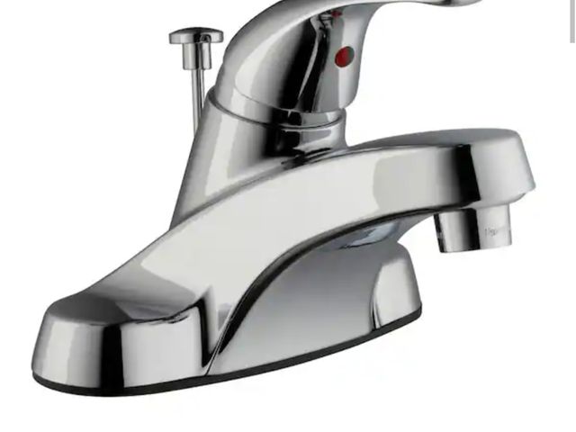 Lot 96-212024 - Glacier Bay

Aragon 4 in. Centerset Single- Handle Low-Arc Bathroom Faucet in Polished Chrome Used u...