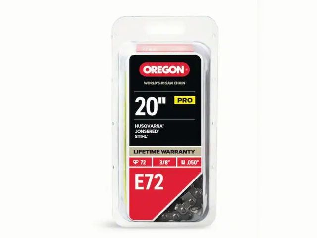 Lot 96-162967 - Oregon
E72 Chainsaw Chain for 20in. Bar, Fits Echo, Husqvarna, Stihl, Makita, Craftsman and more
App...