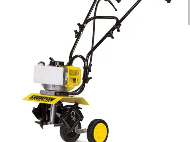 Lot 96-173612 - Champion Power Equipment
9.5 in. Portable Gas Garden Tiller Cultivator lightly used, untested, MSRP ...