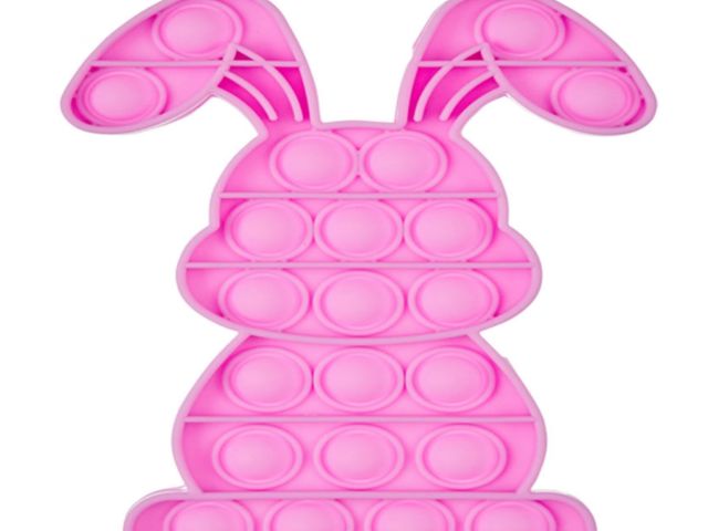 Lot 96-200505 - Box of 6 Happy Easter Bunny Bubble Popper - Assorted
2 pink, 2 yellow &amp; 2 blue each box