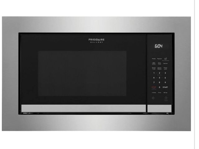 Lot 96-191396 - Frigidaire 24 in. 2.2 cu ft Electric Built-In Microwave in Stainless Steel with Sensor Cook MSRP $49...