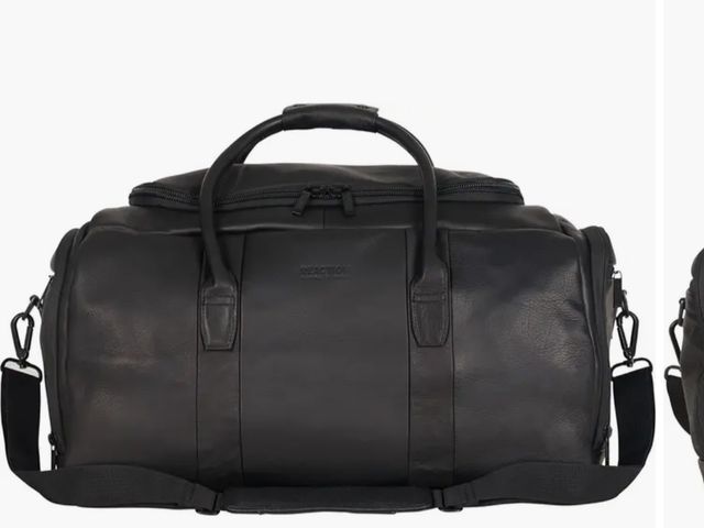 Lot 96-175136 - KCR Top Zip Duffel Bag Overnight Black Travel Luggage Piece New