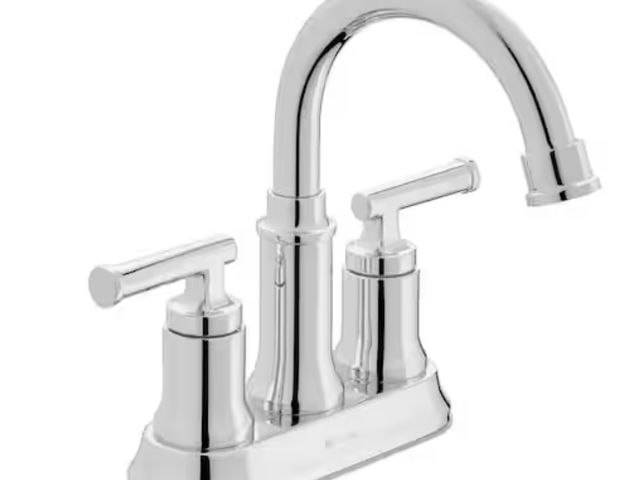 Lot 96-178767 - Glacier Bay Oswell 4 in. Centerset Double Handle High-Arc Bathroom Faucet in Chrome
Appears to may h...