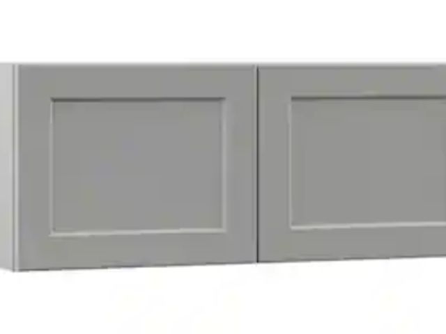 Lot 96-182558 - Hampton Bay
Designer Series Melvern 30 in. W x 18 in Assembled Shaker Wall Bridge Kitchen Cabinet in...