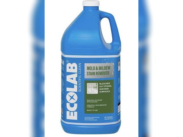 Lot 96-181553 - ECOLAB 1 Gal. Mold and Mildew Stain
Bleach Powered Remover, Scrub Free Formula for Bathroom, Kitchen...