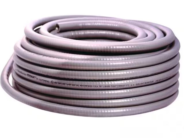 Lot 96-175042 - Southwire 3/4 in. x 100 ft. Liquidtight Flexible Metallic Titan Steel Conduit MSRP $516 New