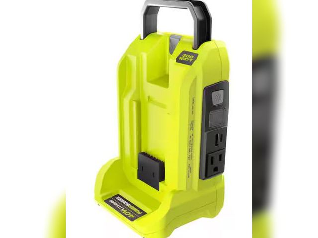 Lot 96-162355 - RYOBI 40V 300-Watt Portable Battery Inverter Power Source (Tool Only) MSRP $99
New