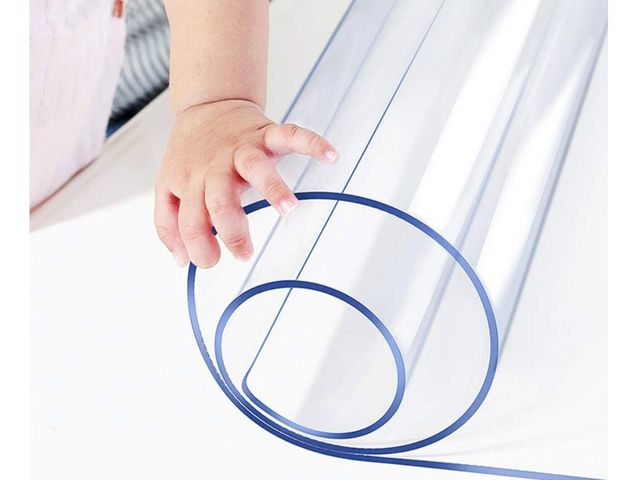 Lot 96-170126 - 30x42 Clear Plastic Desk Topper Mat Vinyl Office Dinner Table Protector PVC Tablecloth Cover Waterpr...
