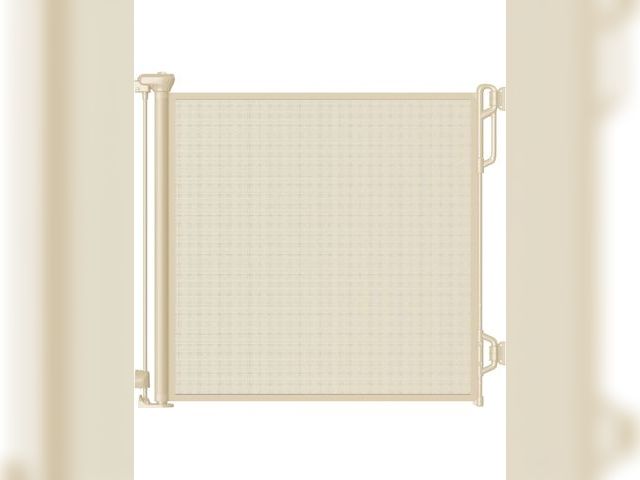 Lot 96-187510 - Retractable Safety Baby Gate or Mesh Dog Gate,Durable Portable Mesh Retractable Gate,Easy to Use for...