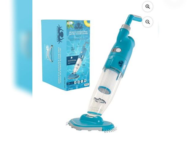 Lot 96-164315 - U.S. Pool Supply Octopus Handheld Pool Vacuum Cleaner - Cordless, Rechargeable, Powerful 2-Speed Suc...