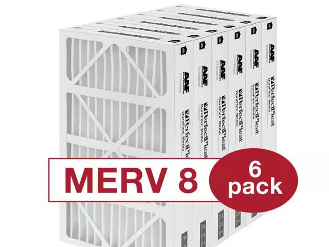 Lot 96-214018 - 16 in. x 25 in. x 4 in. Perfect Pleat Self-Supporting MERV 8-Pleated Air Filter (Case of 6)
New
MSRP...