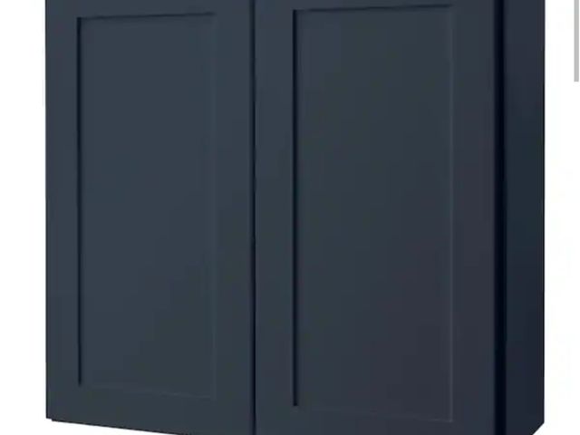 Lot 96-191935 - Hampton Bay Avondale 30 in. W x 12 in. D x 30 in. H Ready to Assemble Plywood Shaker Wall Kitchen Ca...