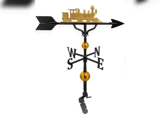 Lot 96-179716 - Montague Metal Products 32-Inch Deluxe Weathervane with Gold Train Ornament
New 
MSRP $99.99