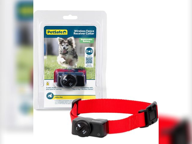 Lot 96-162728 - PetSafe Wireless Pet Containment System Receiver Collar for Dogs, Wireless Dog Collar Waterproof Mat...