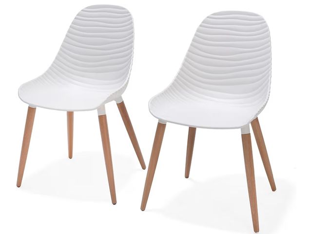 Lot 96-195241 - Amazonia | Ideal for Patio and Outdoors Seia 2-Piece Dining Chairs | Teak Finish, White
New 
MSRP $3...