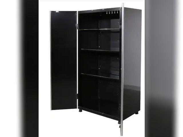 Lot 96-156916 - Husky
Ready-to-Assemble 24-Gauge Steel Garage Gear Cabinet in Black (36.6 in. W x 72 in. H x 24 in. ...