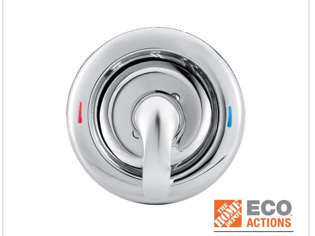 Lot 96-165470 - MOEN Chateau Lever Posi-Temp 1-Handle Shower Valve Trim Kit in Chrome (Valve Not Included) New