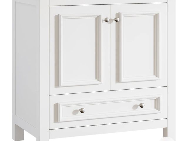 Lot 96-211136 - Tribesigns 30" Modern Bathroom Vanity with Sink MSRP $309.98 New