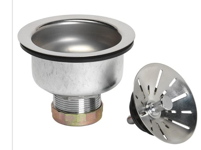 Lot 96-166867 - Glacier Bay Ball Lock Kitchen Sink
Strainer - Stainless steel with polished finish New