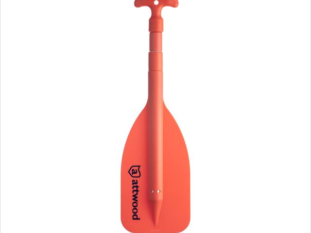 Lot 96-181262 - Attwood Emergency Telescoping Paddle for Boating, Orange New