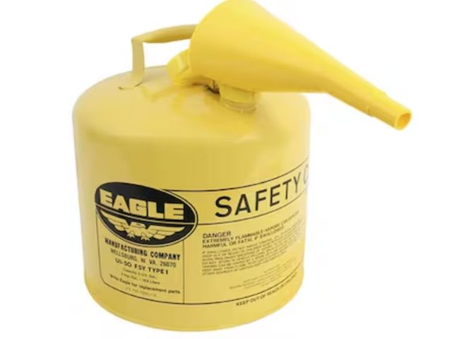 Lot 96-174319 - Eagle 5-Gallon Metal Diesel Fuel Can New