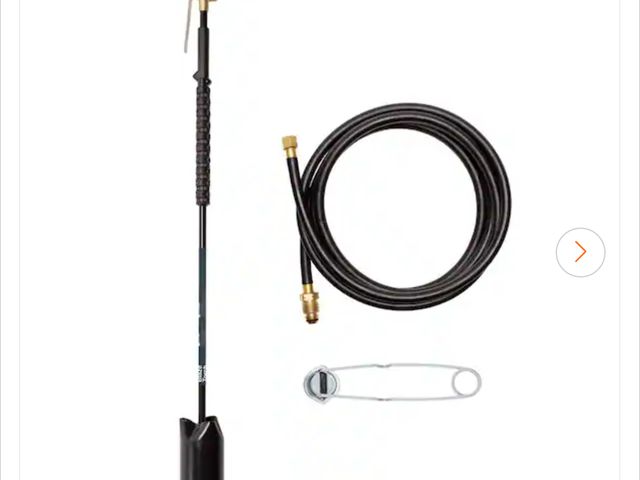 Lot 96-162340 - Bernzomatic 
Firestarter Blaze Torch Compatible with 20 lb. Propane Tank with Adjustable Wide Brush ...