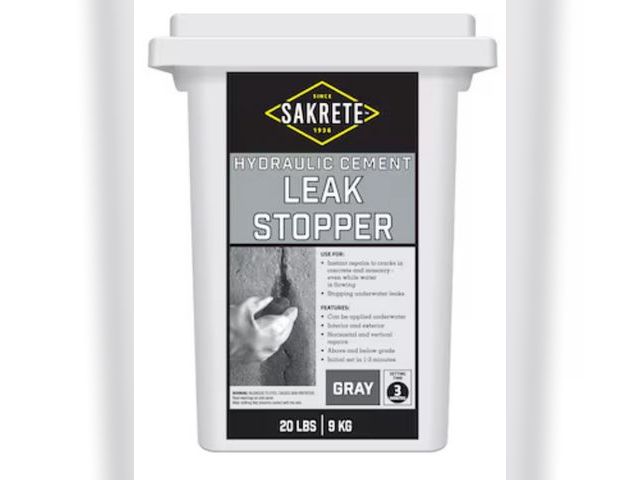 Lot 96-180832 - Sakrete Leak Stopper Fast Setting 20.0 -lb Mortar Concrete Hydraulic cement
New