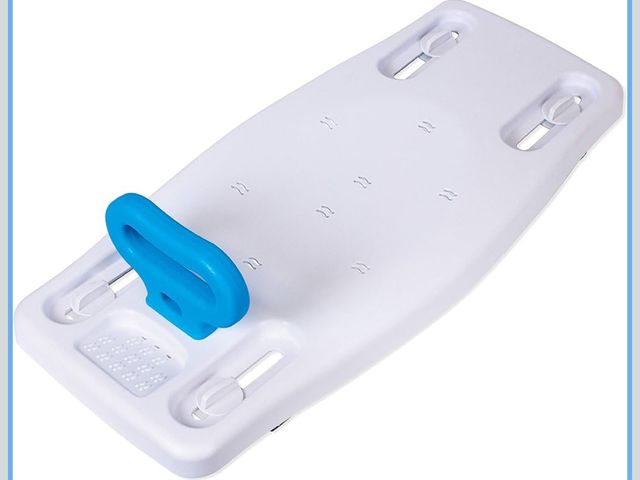 Lot 96-188801 - Carex Portable Shower Bench - Shower Bath Seat - Fits tub having width in the range of 19"-28". Comf...