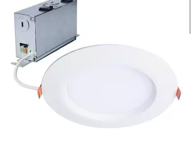 Lot 96-162497 - HALO 
HLBC 6 in. Ultra-Slim Regressed LED Downlight Selectable CCT with D2W Option new