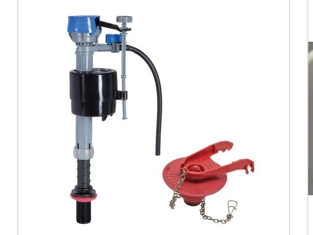 Lot 96-179864 - Fluidmaster PerforMAX Universal High Performance Toilet Fill Valve and 2 in. Flapper Repair Kit New