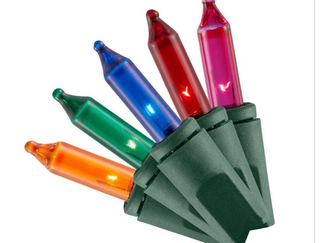 Lot 96-191279 - Home Accents Holiday 300 Multi-Colored Incandescent Mini String
Lights New