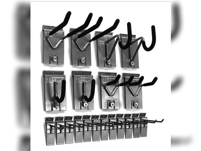 Lot 96-175255 - Proslat Slatwall Hook Kit (20-Piece) MSRP $109.99 New
