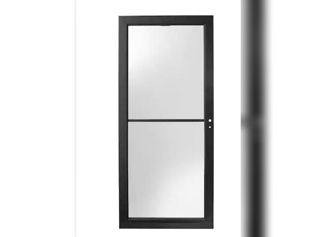 Lot 96-162170 - Andersen
3000 Series 36 in. x 80 in. Black Right-Hand/Outswing Full View Retractable Aluminum Storm ...