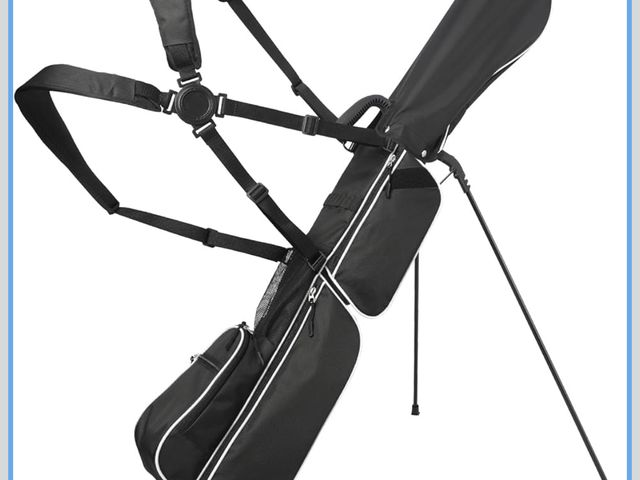 Lot 96-173871 - Golf Bag Lightweight Carry Bag, Dual Strap Golf Stand Bag with 6 Pockets, Lightweight Small Golf Bag...