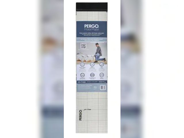 Lot 96-181873 - Pergo
FloorMate 100 sq. ft. 4 ft. x 25 ft. x 118.11 mm T Premium Foam Underlayment for Laminate, Eng...