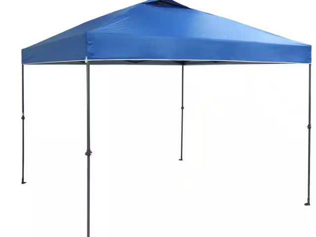 Lot 96-166780 - Everbilt
10 ft. x 10 ft. Blue Instant Canopy Pop Up Tent

New 

MSRP $130