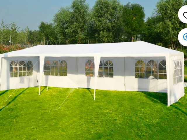 Lot 96-192613 - Costway 10'x30' Party Wedding Tent Event Canopies Heavy Duty Pavilion 5 Sidewall 44lbs
Used untested...