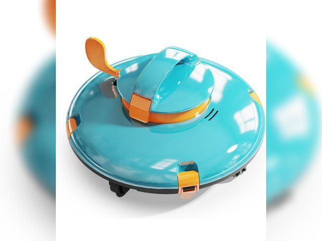 Lot 96-180383 - LVKE L1 Cordless Robotic Pool Cleaner, Pool Vacuum for Above Ground Pools, 70 Mins Runtime, 40W Powe...