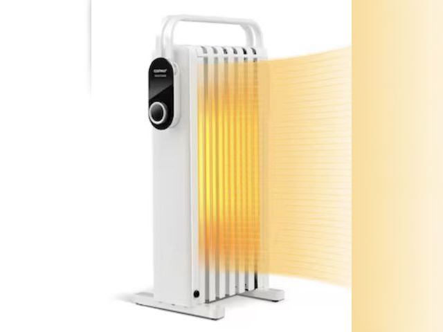 Lot 96-202970 - Goplus 1500 -Watt Fan Cabinet Indoor Electric Space Heater MSRP $118.44 Unused