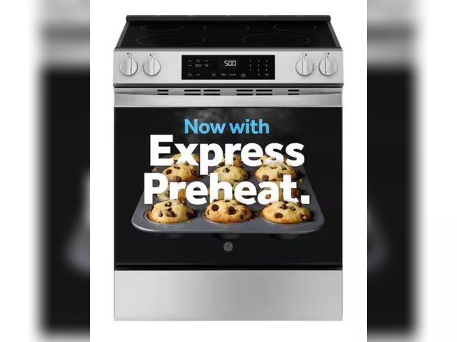 Lot 96-182324 - GE
30 in. 5 Burner Element Slide-In Electric Range in Stainless Steel with Crisp Mode
MSRP $1198.00
...