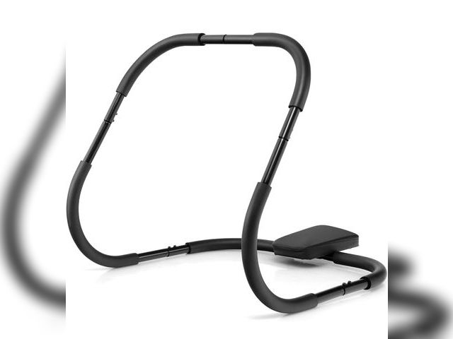 Lot 96-198534 - GYMAX Ab Cruncher, Abdominal Trainer Sit up Assistant Roller with Padded Headrest, Fitness Exercise ...